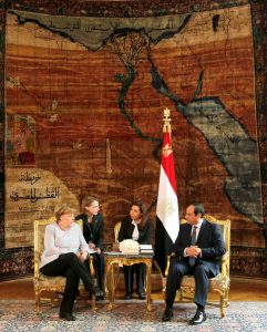 الرئيس السيسي يستقبل المستشارة الألمانية أنجيلا ميركل في القاهرة