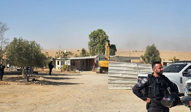السلطات الإسرائيلية تهدم 5 منازل في عرعرة النقب