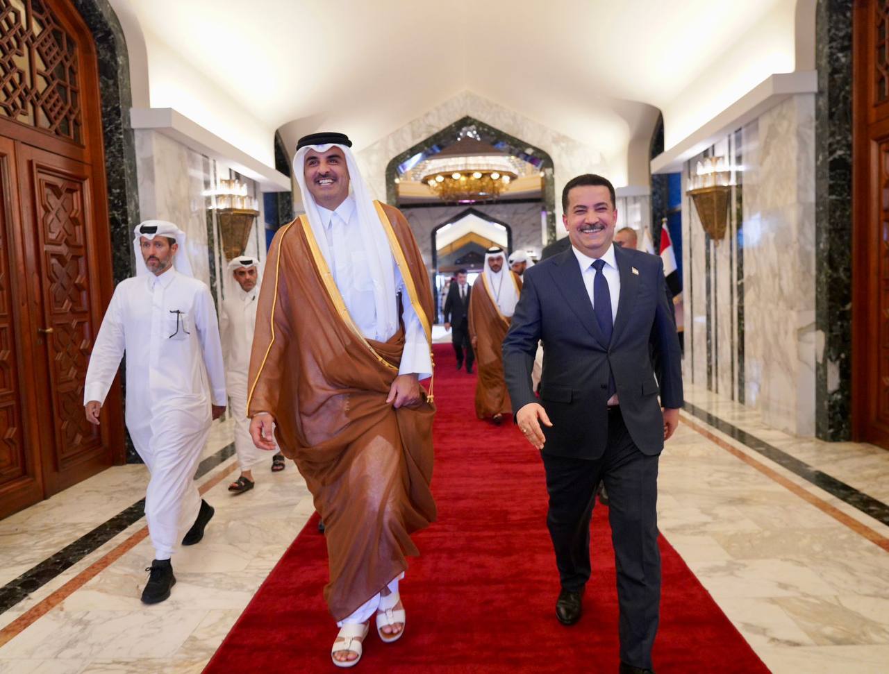 العراق : أمير قطر يصل إلى بغداد في زيارة رسمية