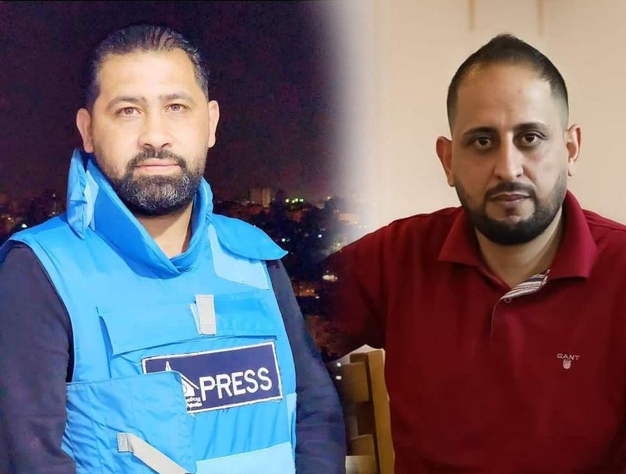 استشهاد الصحفيين سعيد الطويل ومحمد صبح في قصف إسرائيلي غرب غزة