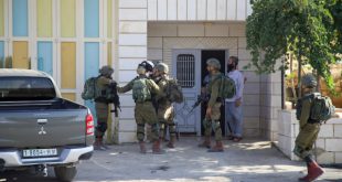 جيش الاحتلال يعتقل 9 مواطنين من الخليل
