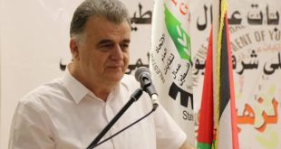 أمين عام اتحاد نقابات عمال فلسطين: العمال الفلسطينيون لم يسلموا من جرائم الاحتلال