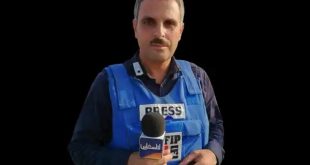 استشهاد الزميل الصحفي محمد أبو حطب مراسل تلفزيون فلسطين جنوب قطاع غزة