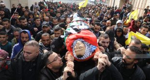 تشييع جثمان الشهيد "محمد الجندي" إلى مثواه الأخير في يطا