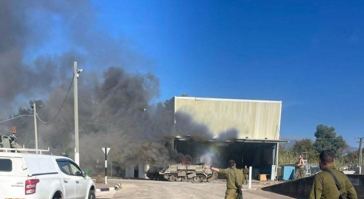 إصابة 11 إسرائيليا بصاروخ شمال فلسطين المحتلة