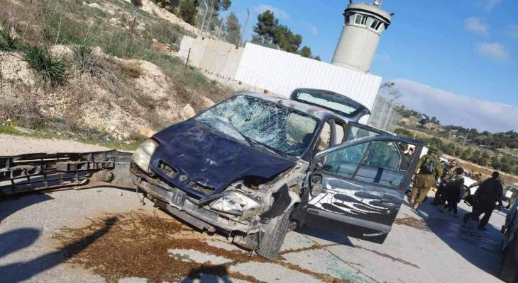 إصابة 4 جنود اسرائيليين بعملية دعس في الخليل واستشهاد المنفذ