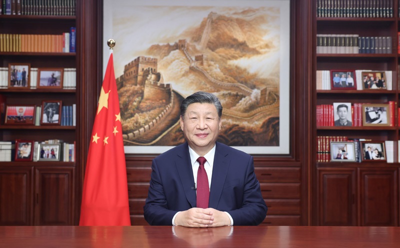 الرئيس الصيني شي جين بينغ يلقي خطابا بمناسبة العام الجديد 2024