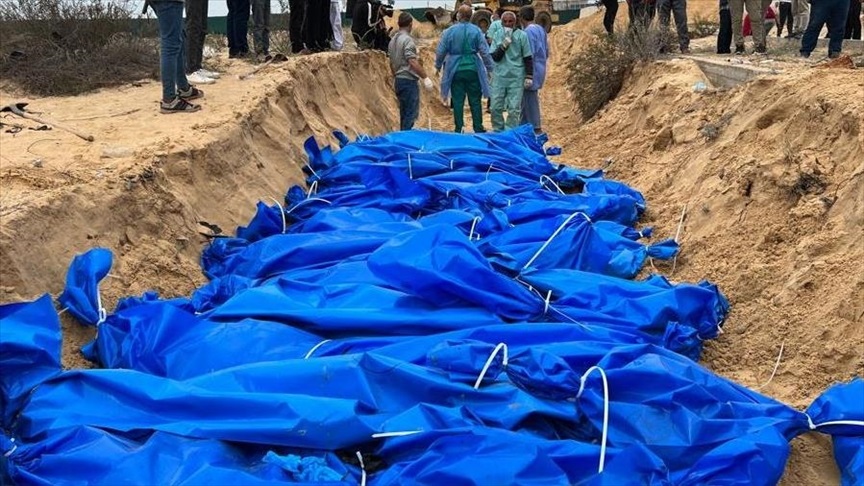 مذكرة حقوقية ترصد أبرز المقابر الجماعية في غزة