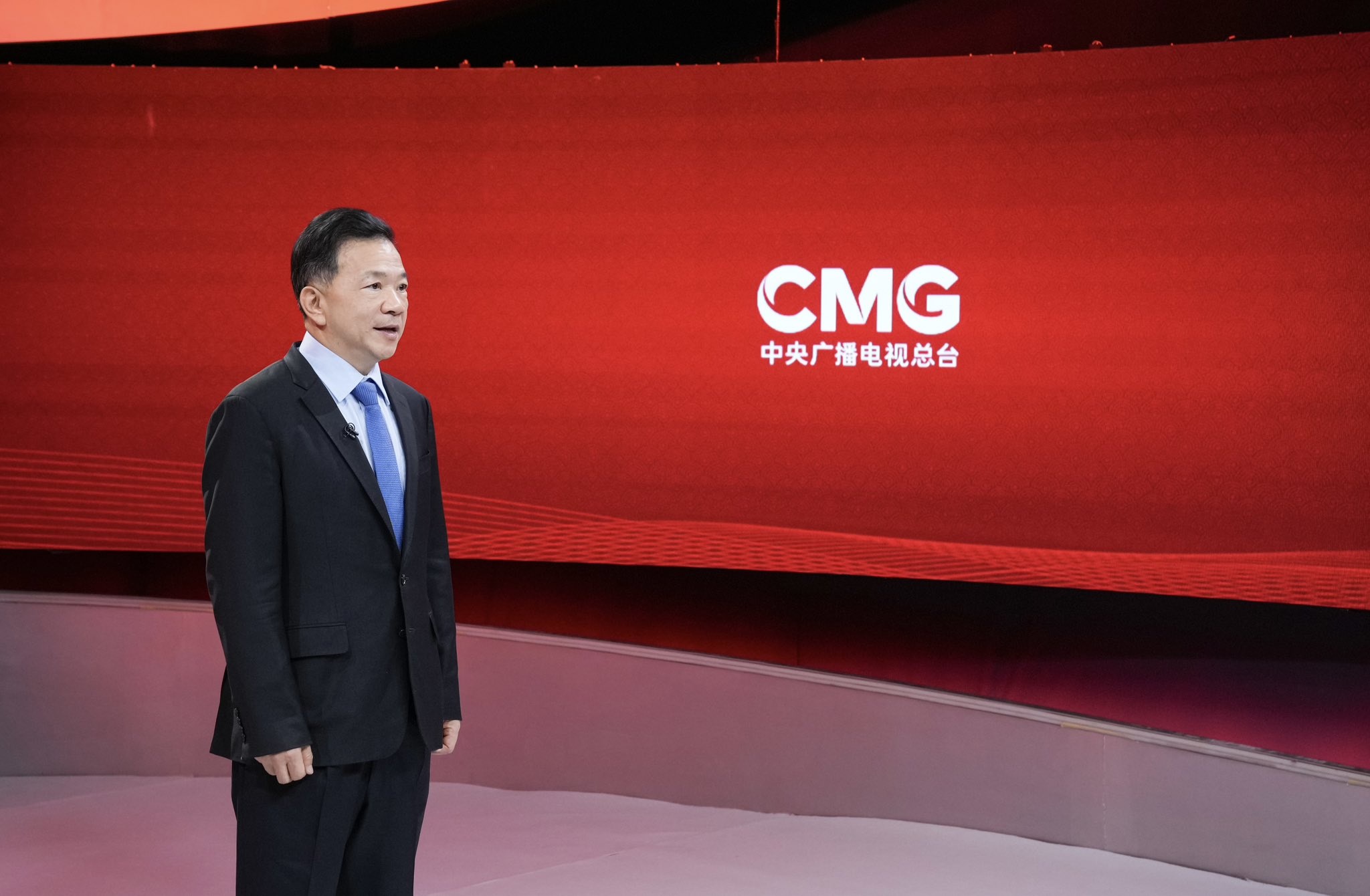 رئيس مجموعة الصين للإعلام يلقي كلمة تهنئة بمناسبة حلول عام 2024