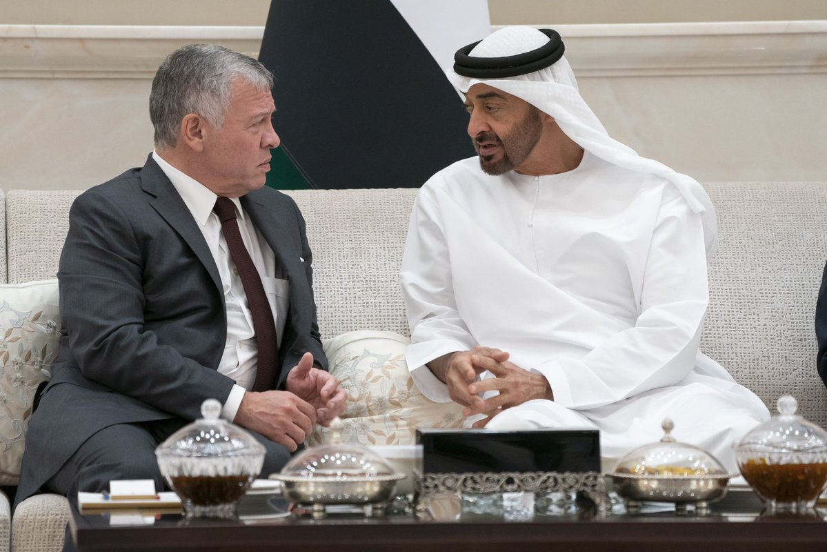 رئيس دولة الإمارات والعاهل الأردني يحذران من تداعيات استمرار الحرب على غزة