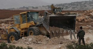 الاحتلال يواصل أعمال تجريف أراضٍ في حوسان غرب بيت لحم