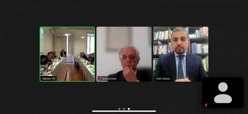 النقابة العامة للمحامين في ايطاليا تستضيف نقيب المحامين الفلسطينيين