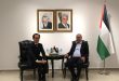 حسين الشيخ يلتقي بممثل اليابان في فلسطين السفير يوئيتيشي ناكاشيما