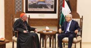 الرئيس عباس يستقبل رئيس أساقفة نيويورك الكاردينال تيموثي دولان
