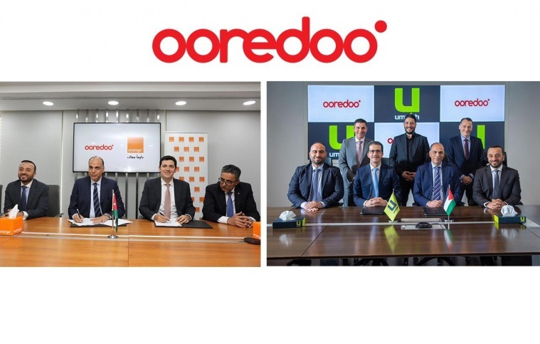 Ooredoo فلسطين تعزز وتوسع شراكتها مع أورنج وأمنية في الأردن
