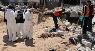 الدفاع المدني بغزة : انتشال جثامين 409 شهداء من “الشفاء” وخان يونس