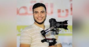 استشهاد الصحفي محمود جحجوح بقصف اسرائيلي على قطاع غزة