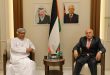 وزير الاقتصاد محمد العامور وسفير سلطنة عمان يبحثان سبل التعاون بين البلدين