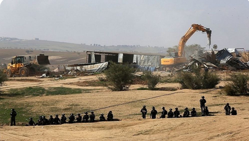 اسرائيل تباشر هدم 47 منزلا في وادي الخليل بالنقب