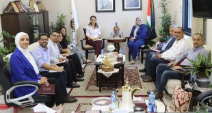 أمل فرج رئيس ديوان الرقابة تلتقي وفداً من البنك الدولي