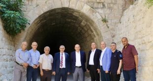 وزير السياحة والاثار هاني الحايك يتفقد المواقع الاثرية في طولكرم