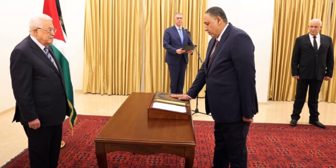 الرئيس يصدر قرارا بترقية العميد إياد طاهر اقرع إلى لواء وتعيينه قائدا للأمن الوقائي