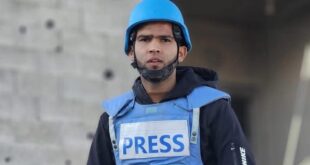 استشهاد الصحفي نور الدين أبو مصعب بقصف إسرائيلي على غزة