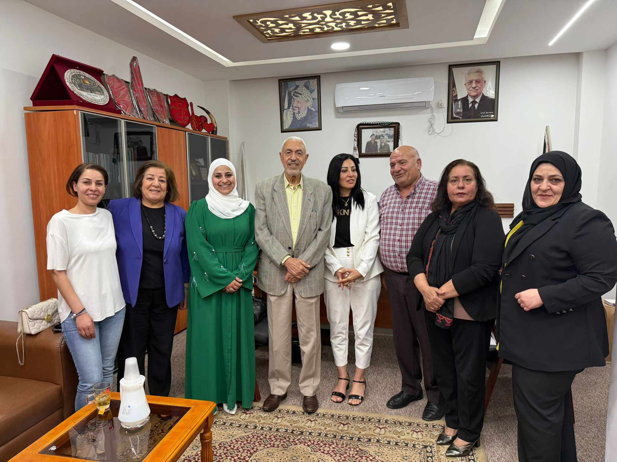 اتحاد نضال المرأة يلتقي الأمين العام للجبهة العربية الفلسطينية ويبحثان تشكيل الائتلاف النسوي