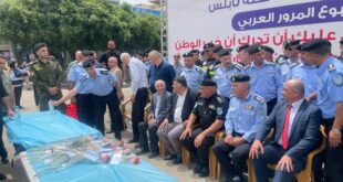 الأمن الوطني والعلاقات العامة في المؤسسة الأمنية تشارك في انطلاق فعاليات “أسبوع المرور العربي 2025” بمحافظة نابلس