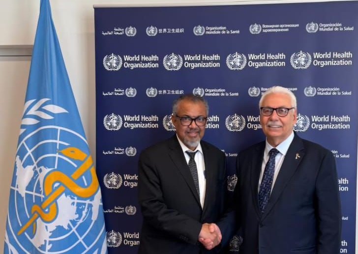 ماجد أبو رمضان يبحث مع "الصحة العالمية" سبل تعزيز التعاون ودعم القطاع الصحي الفلسطيني