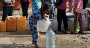 الصحة : ارتفاع نسبة المياه الملوثة بغزة زاد من انتشار الأمراض