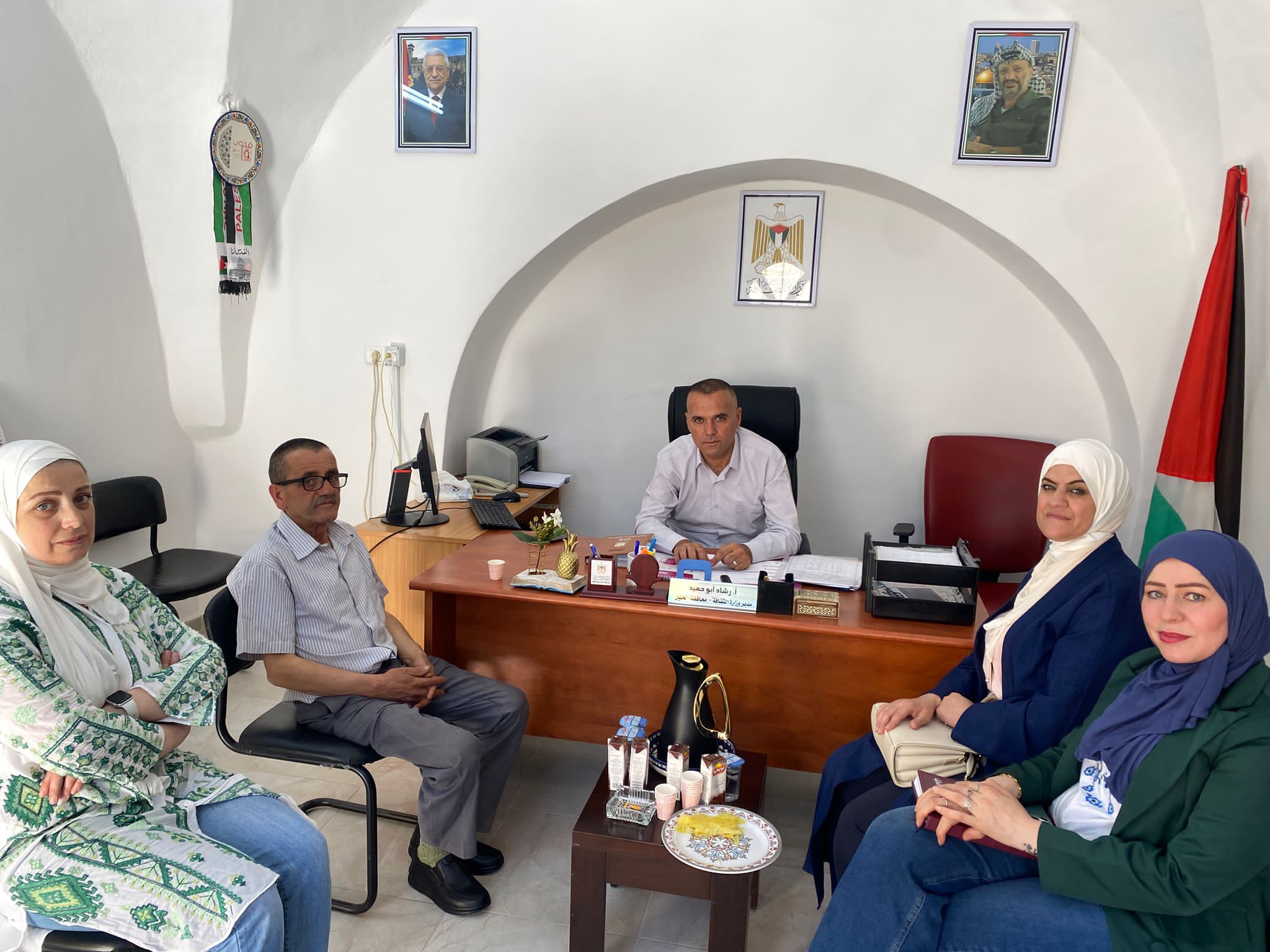 وزارة الثقافة في الخليل تستقبل وفداً من المجلس الأعلى للشباب والرياضة