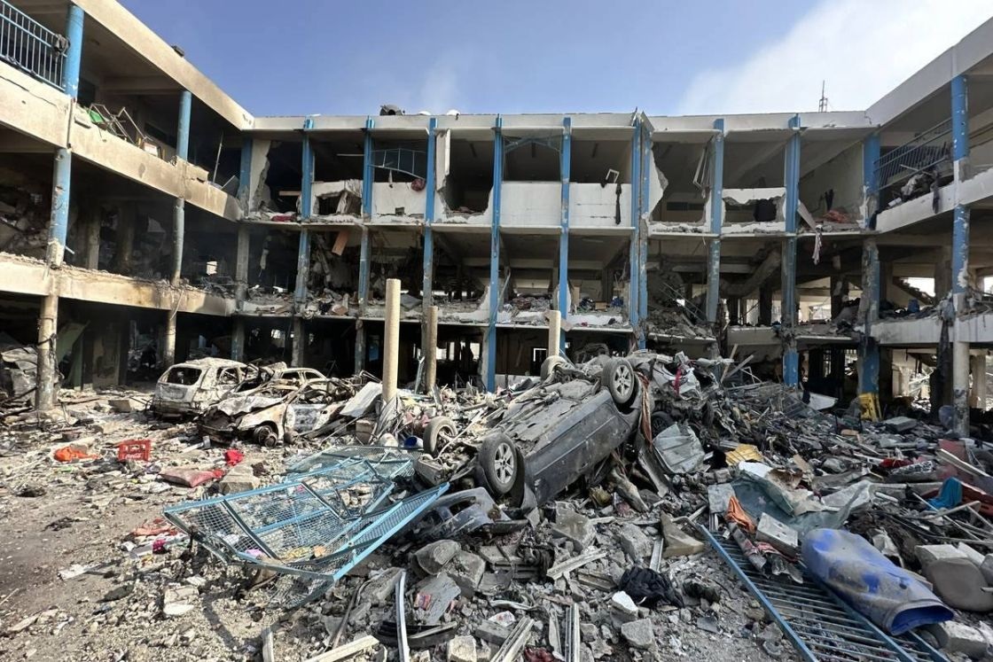 15شهيداء بينهم أطفال إثر قصف الاحتلال مدرسة تؤوي نازحين في جباليا