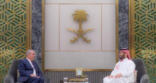 حسين الشيخ يلتقي ولي عهد السعودية الأمير محمد بن سلمان