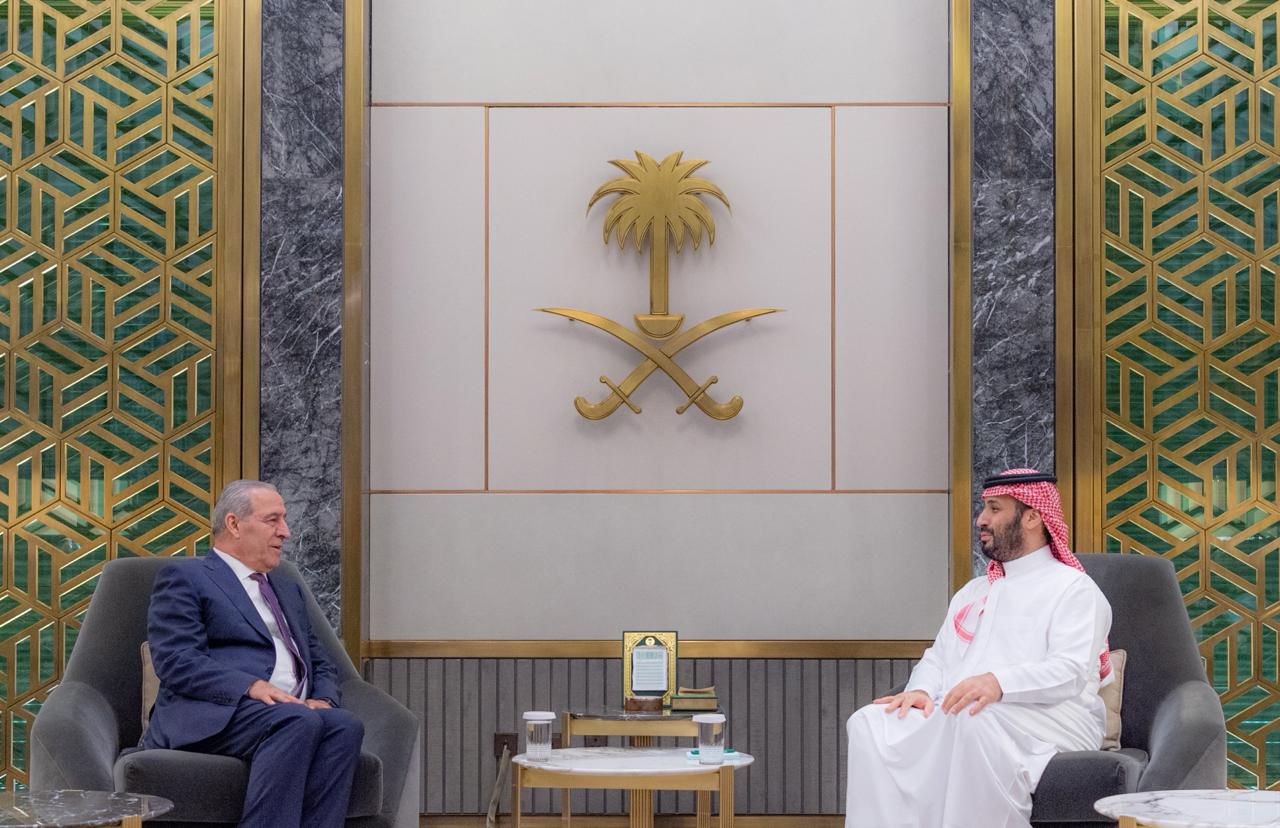 حسين الشيخ يلتقي ولي عهد السعودية الأمير محمد بن سلمان