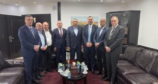 رؤساء مجالس ادارة الغرفة التجارية الصناعية الزراعية يلتقون بمدير عام جهاز الأمن الوقائي اللواء إياد الأقرع