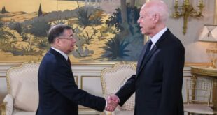الرئيس التونسي يلتقي مسؤولا صينيا بارزا