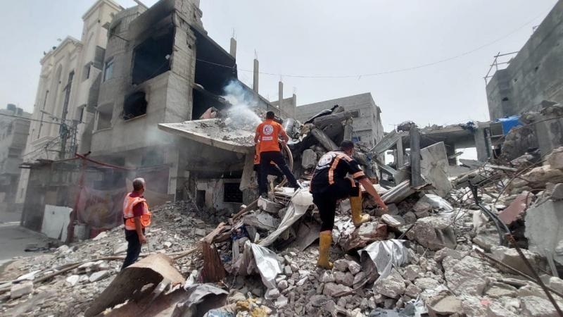 8 شهداء في قصف إسرائيلي على رفح وبيت لاهيا في قطاع غزة 
