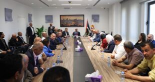 حسين الشيخ يستقبل وزيرة العمل ورئيس هيئة الشؤون المدنية وأمين عام ورؤساء اتحادات ونقابات فلسطين