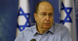 موشيه يعالون : قتل الفلسطينيين أيديولوجية قومية وفاشية