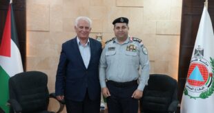 بسام الصالحي يلتقي اللواء اكرم ثوابتة
