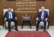 محافظ الخليل يستقبل دولة رئيس الوزراء الدكتور محمد مصطفى في زيارة رسمية للمحافظة