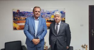 د. مجدلاني يطلع طلع ممثل هولندا على آخر المستجدات في فلسطين