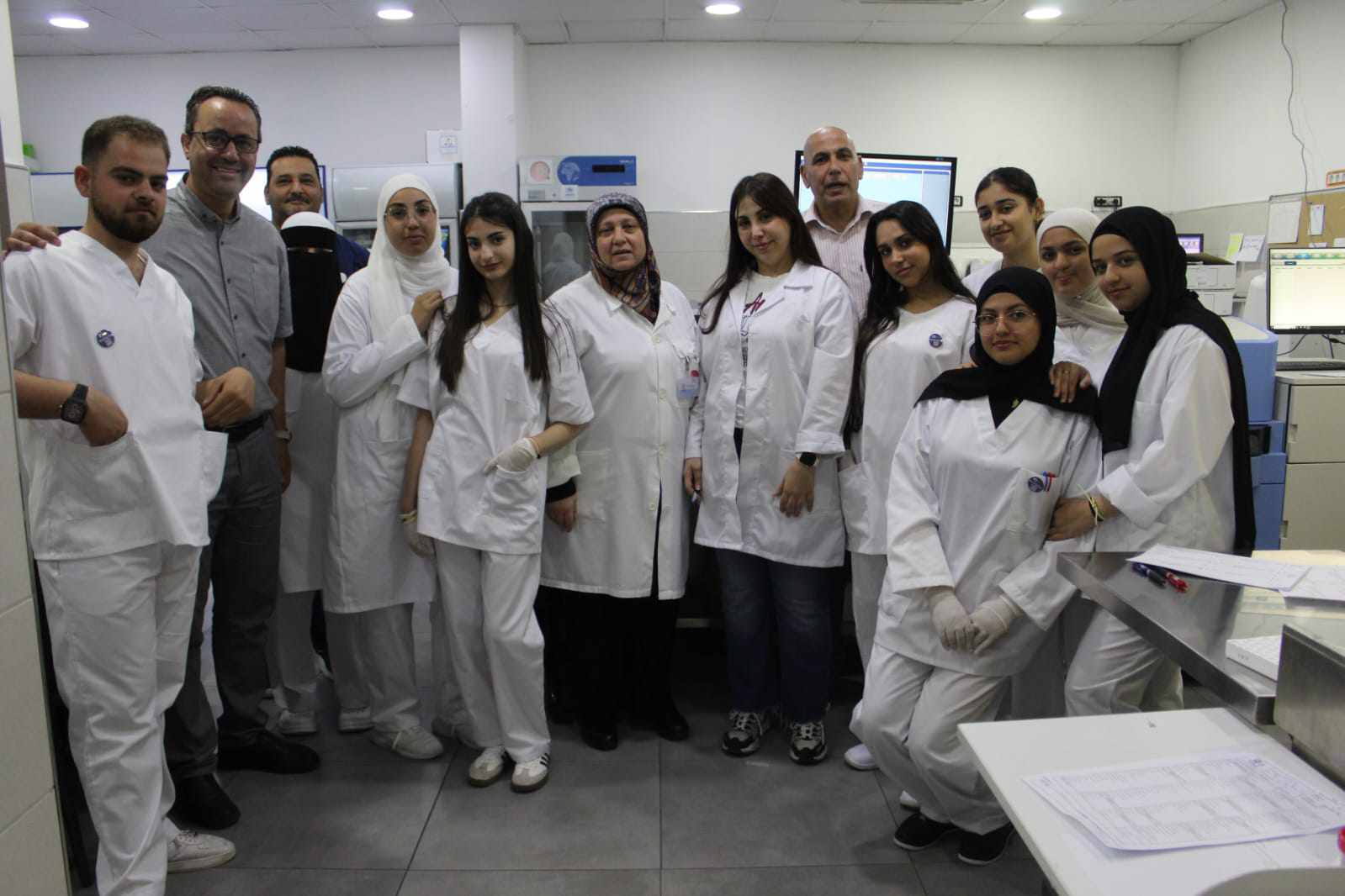 طلاب معهد صيدا التقني - المواساة في زيارة ميدانية لمستشفى الراعي