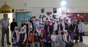 طالبات ثانوية الاستجابة في زيارة إلى قسم الاحتياجات الخاصة التابع لجمعية المواساة