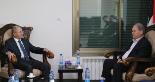 فتوح يلتقي بالسفير الصيني تسنغ جيشين ويبحث معه تطورات الحالة الفلسطينية