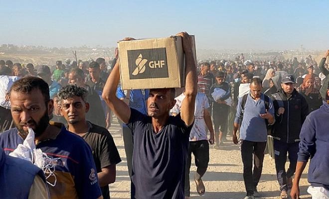 8 شهداء جراء إطلاق الاحتلال النار على المنتظرين للمساعدات غرب رفح