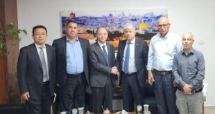 مجدلاني يلتقي السفير الصيني لدى دولة فلسطين تسنغ جيشين ويطلعه على اخر المستجدات السياسية