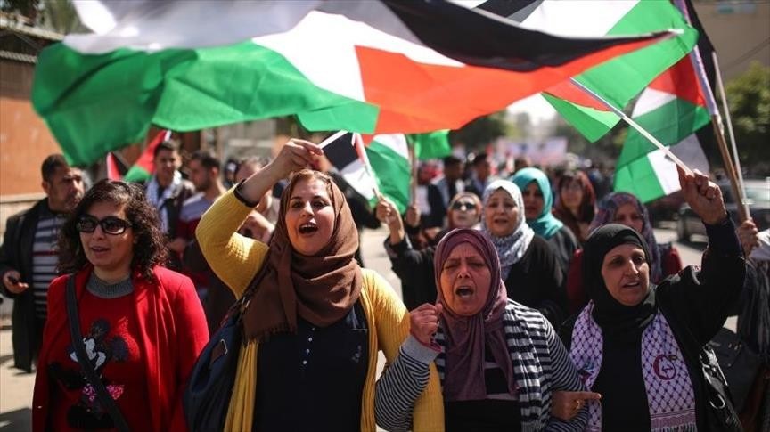 "بيان صحفي" بمناسبة اليوم الدولي للنساء في الدبلوماسية ، المرأة الفلسطينية صوت الحق والإرادة في وجه الاحتلال رغم التحدي