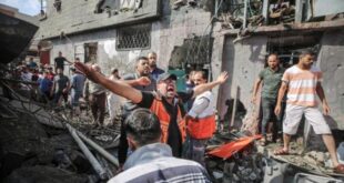 12 شهيدا بينهم عائلة كاملة من 7 أفراد في قصف الاحتلال مدينتي غزة وخان يونس بالقطاع